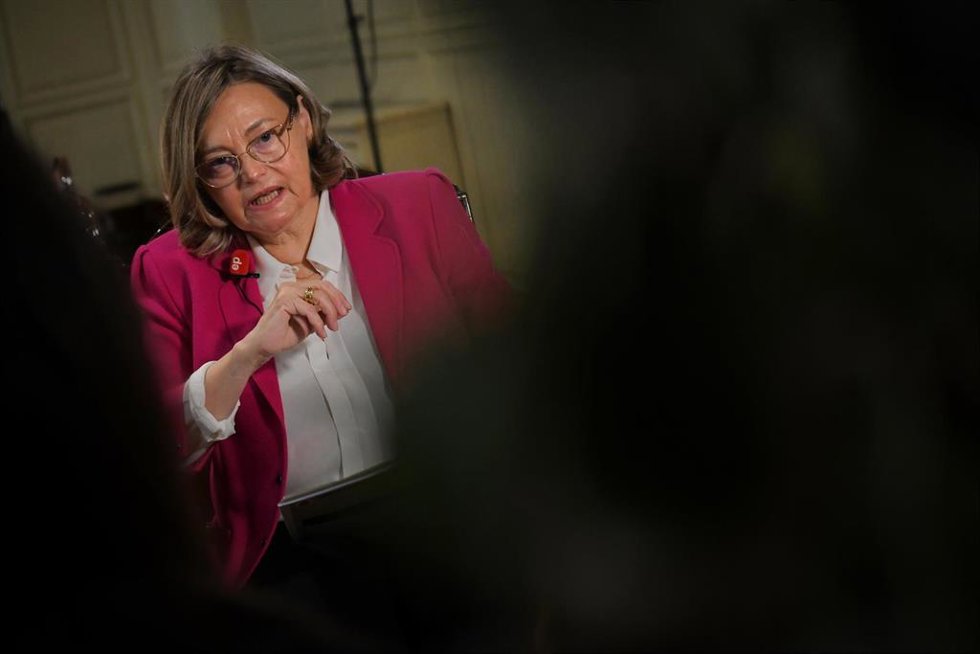 Archivo - La presidenta del Observatorio contra la Violencia Doméstica y de Género del CGPJ, Esther Erice.