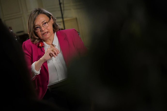 Archivo - La presidenta del Observatorio contra la Violencia Doméstica y de Género del CGPJ, Esther Erice, durante una entrevista para Europa Press, en la sede del Consejo General del Poder Judicial (CGPJ), a 20 de diciembre de 2024, en Madrid (España). E