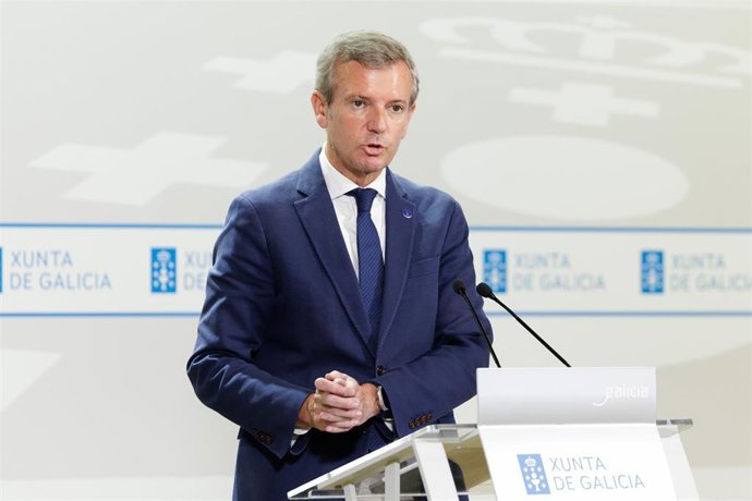 Rueda interviene ante los medios tras el Consello.