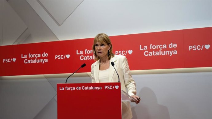 La vice-primera secretària i portaveu del PSC, Lluïsa Moret
