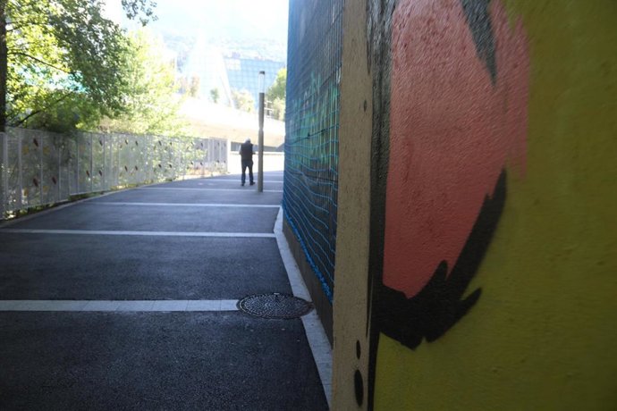 La zona del Espai Jovent de Escaldes, espacio frecuentado por los grupos agresores