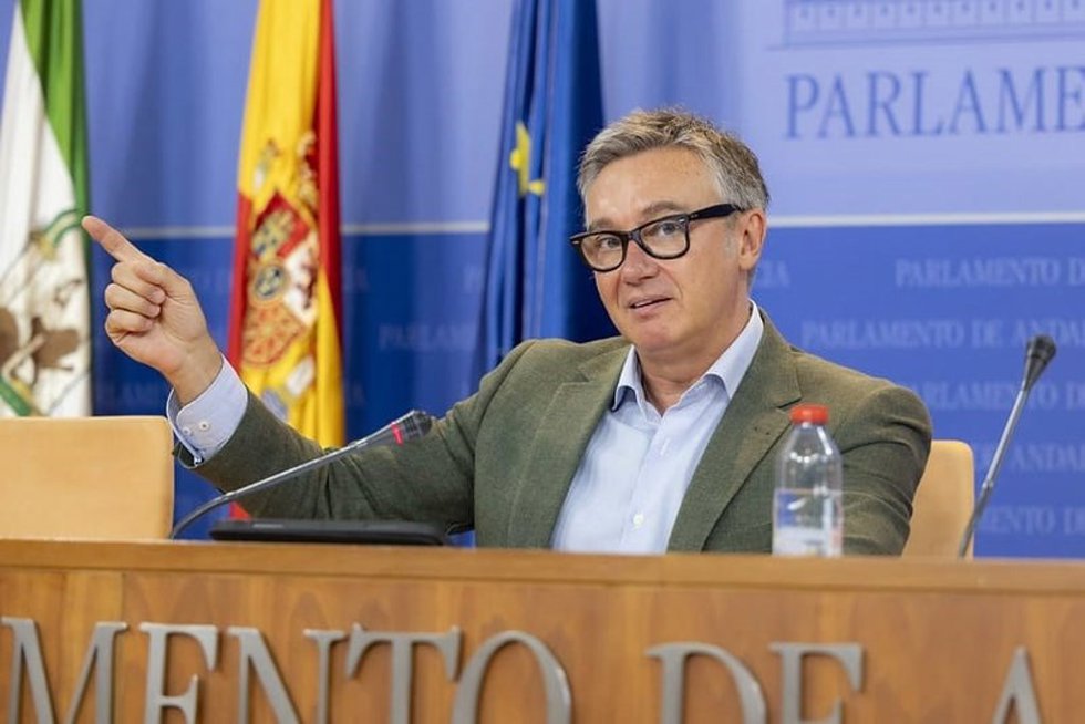 El portavoz de Vox en el Parlamento andaluz, Manuel Gavira.