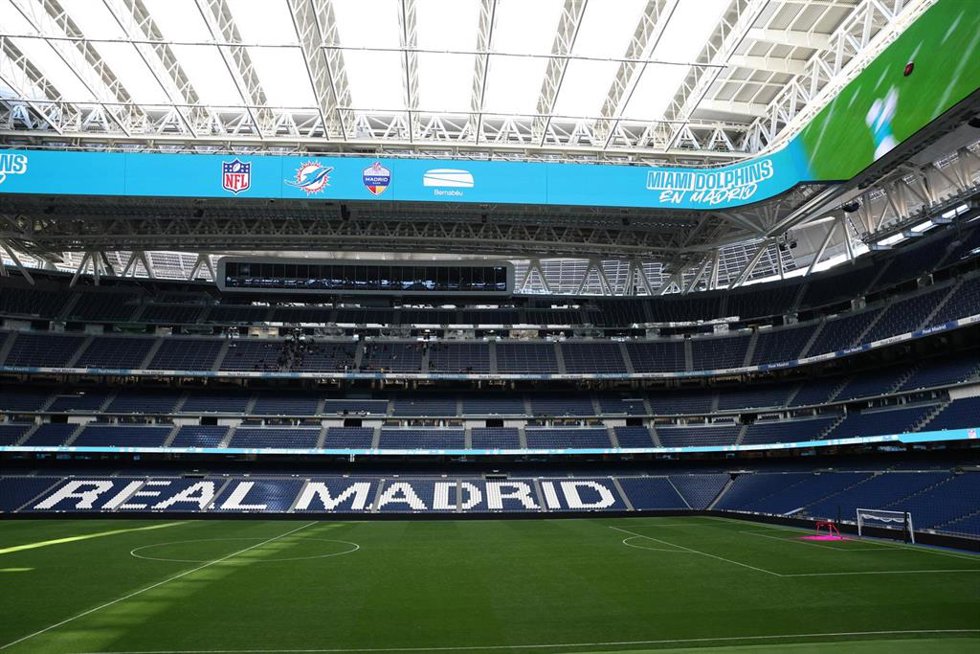 Archivo - Vista general del Estadio Santiago Bernabéu, a 17 de enero de 2025, en Madrid (España).