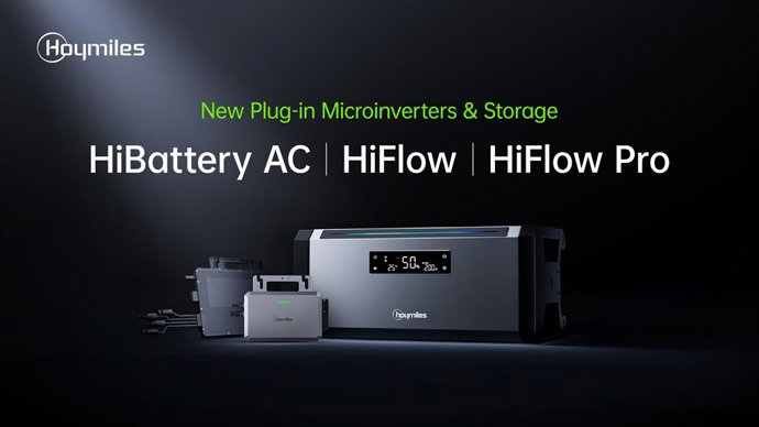 Hoymiles Plug-in Microinverters & Storage: HiBattery AC, HiFlow, HiFlow Pro