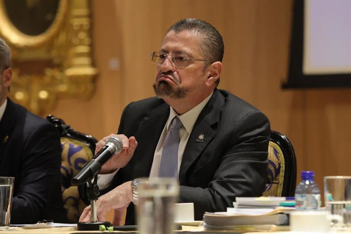 Archivo - El presidente de Costa Rica, Rodrigo Chaves