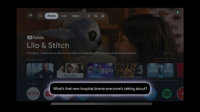 Gemini en Google TV.