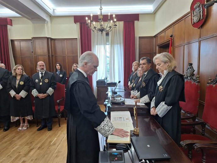 Álvaro Martín toma posesión como presidente de la Audiencia Provincial de Sevilla. (Foto de archivo).