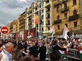 Foto: El cine usa el altavoz de San Sebastián para "presionar" por el "genocidio" en Gaza: "Hay que posicionarse"