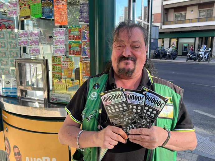 Antonio Velázquez, vendedor de la ONCE.