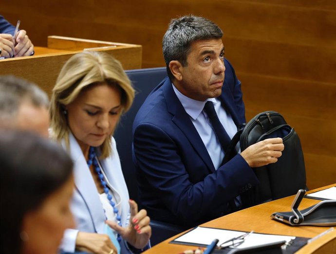 El 'president' Carlos Mazón en el Debate de Política General