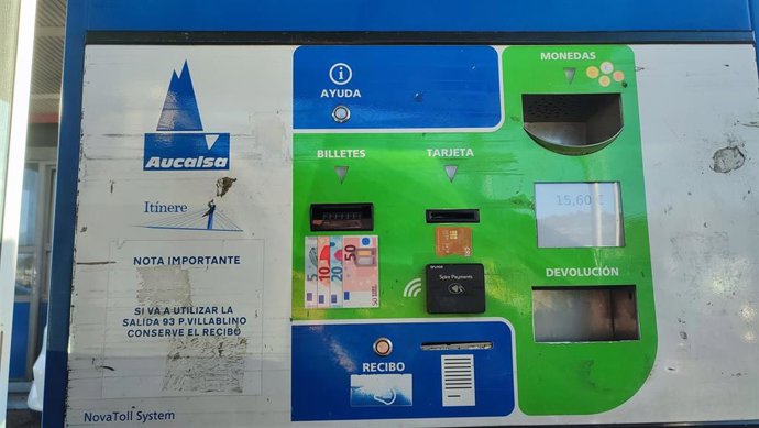 Archivo - Peaje del Huerna, Autopista AP-66