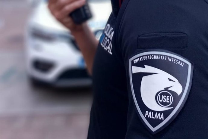 Un agente de la Unidad de Seguridad Integral (USEI)  de la Policía Local de Palma. Recurso.
