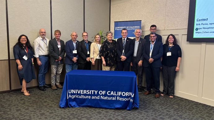 El conseller Òscar Ordeig, durante su viaje a California.