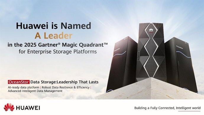 Huawei Data Storage nombrada Líder en el Cuadrante Mágico