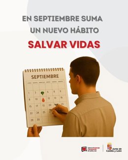 Gráfico elaborado por @jcyl para llamar a la donación de sangre