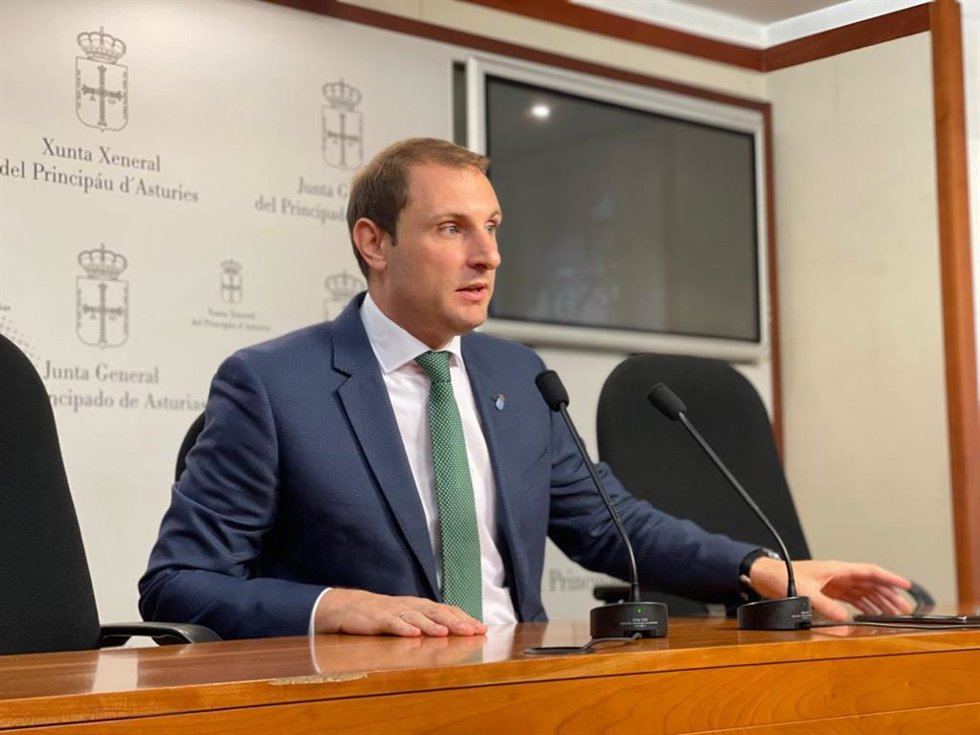 El secretario general de Foro Asturias, Adrián Pumares.