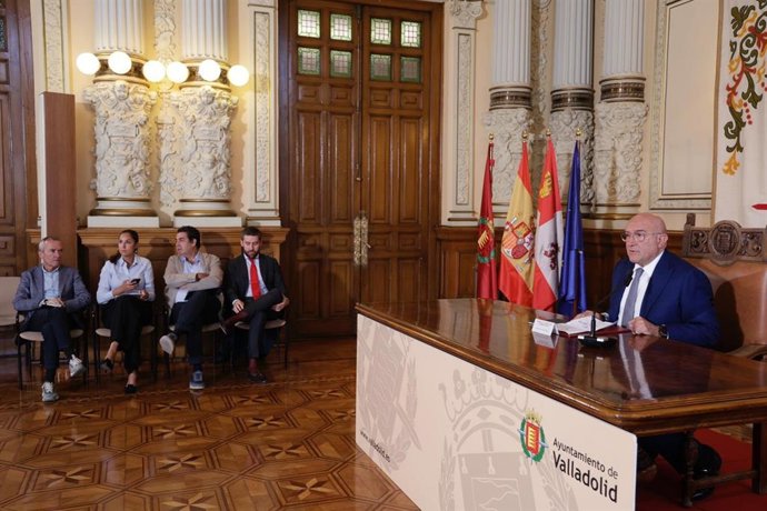 Rueda de prensa de la Junta de Gobierno Local de Valladolid.