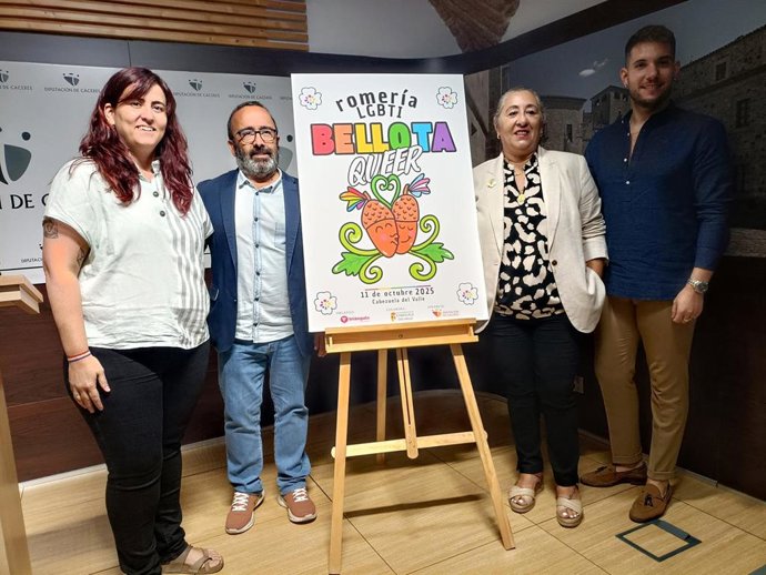 Presentación de la romeria Bellota Queer que se celebrará en Cabezuela del Valle el 11 de octubre