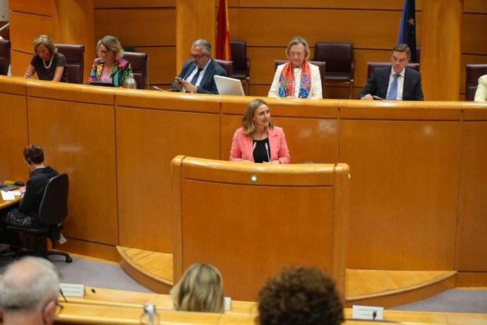 La consejera de Política Social, Familias e Igualdad, Conchita Ruiz, interviene en la Comisión general de las comunidades autónomas del Senado sobre la defensa de la dignidad de las mujeres y el incremento de las agresiones sexuales en España