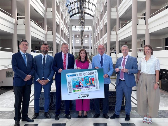 La ONCE dedicará su cupón del sábado, 27 de septiembre, al Día Mundial del Turismo con el lema 'Turismo accesible para disfrutar en igualdad'.