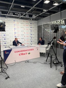 Entrevista al presidente de la Diputación de Huelva, David Toscano, en 'Miradas Viajeras Radio' en el marco de Fitur.