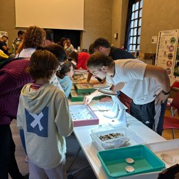 Imagen de las actividades de la Noche Europea de los Investigadores de 2024 en el Campus de Ponferrada de la ULE.