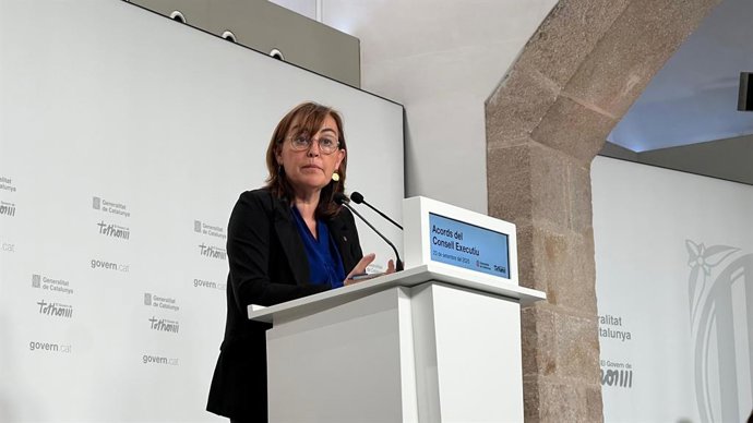 La consellera de Territori, Habitatge i Transició Ecològica i portaveu de la Generalitat, Sílvia Paneque