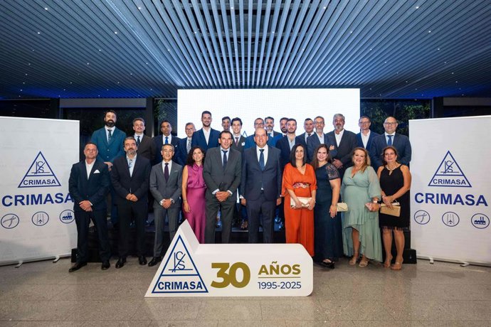 El equipo de CRIMASA durante su 30 aniversario