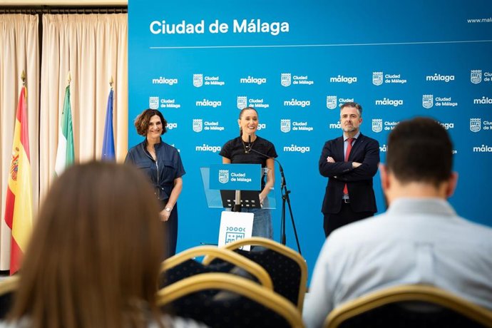 Rueda de prensa de la Junta de gobierno local de Málaga.