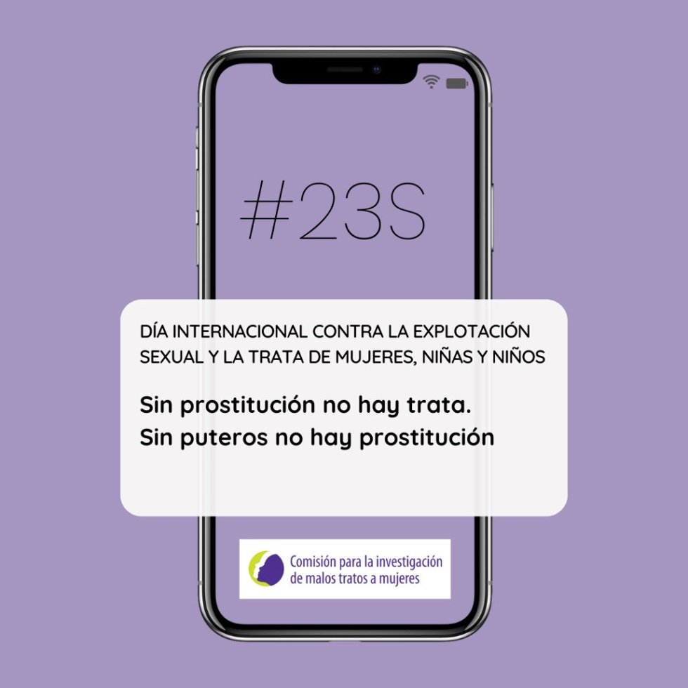 La campaña 'Sin prostitución no hay trata. Sin puteros no hay prostitución'