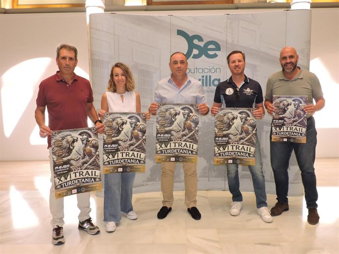 Presentación del Trail Turdetania en la Casa de la Provincia de la Diputación de Sevilla.