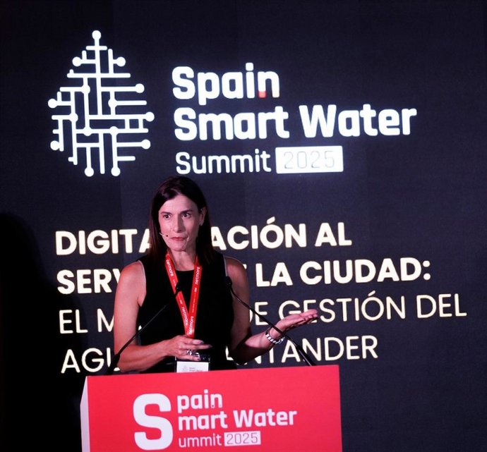 La alcaldesa de Santander, Gema Igual, en el 'Spain Smart Water Summit'