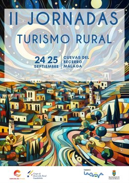 Archivo - Cartel de las II Jornadas de Turismo Rural en Cuevas del Becerro.