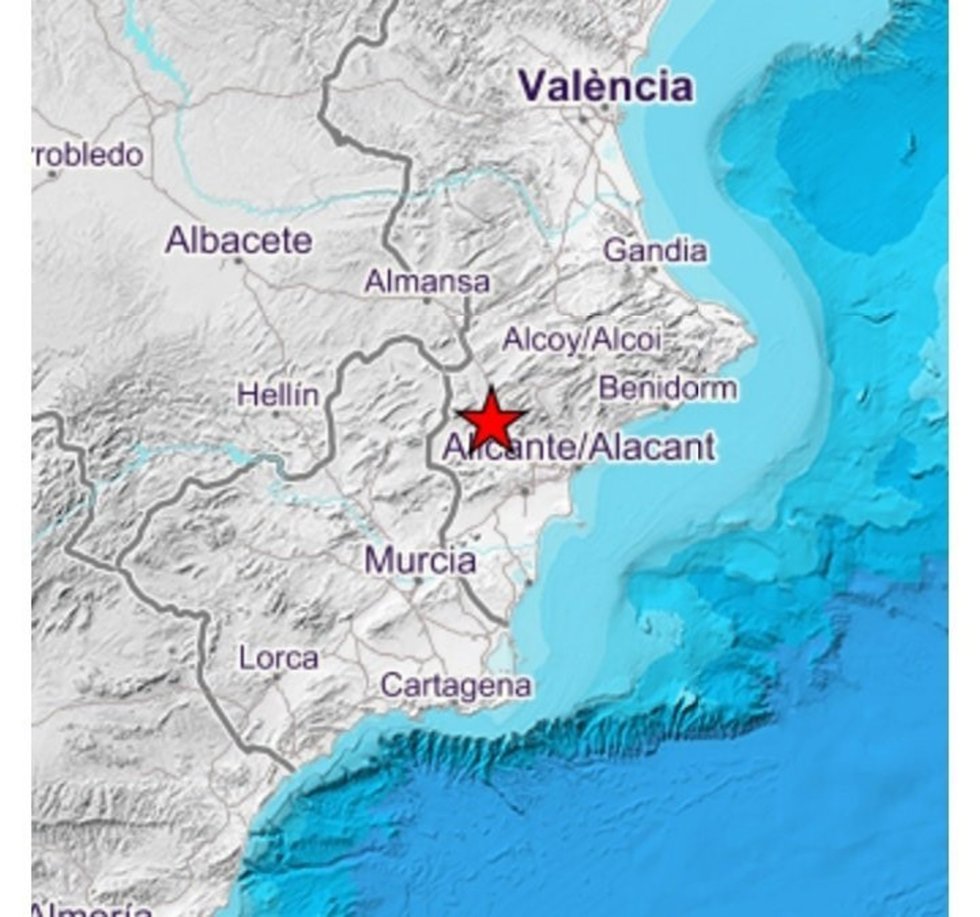 Zona del seísmo