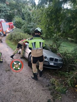 Accidente en Allendelagua.