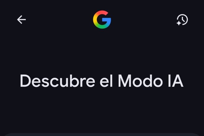 O Google lança o modo AI em inglês.