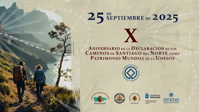 Oviedo celebra el X Aniversario de los Caminos del Norte como Patrimonio Mundial de la UNESCO