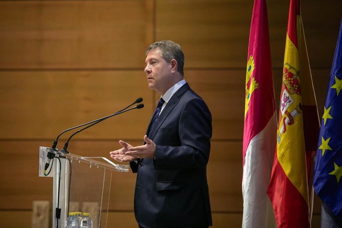 El Presidente De Castilla-La Mancha, Emiliano García-Page.