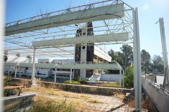 Exterior del Auditorio Rocío Jurado fotografiado este martes.