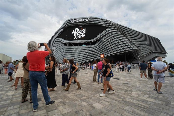 Exterior del Roig Arena de València. 