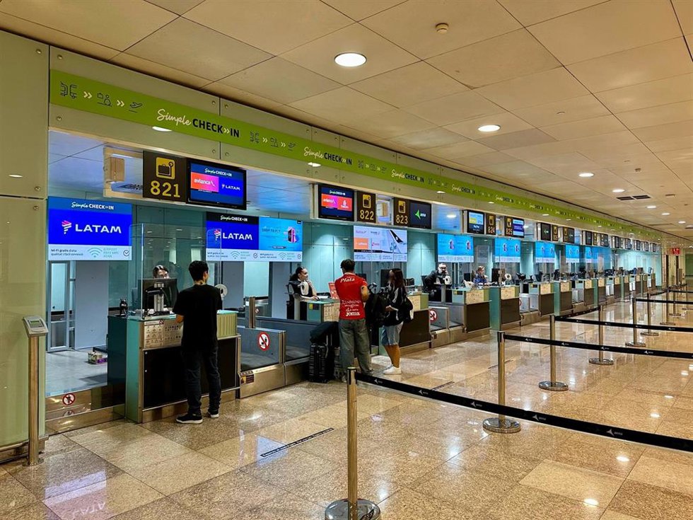 Archivo - Simple Check In en el Aeropuerto de Barcelona