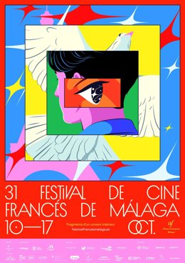 El cartel de la XXXI edición del Festival de Cine Francés de Málaga (2025)