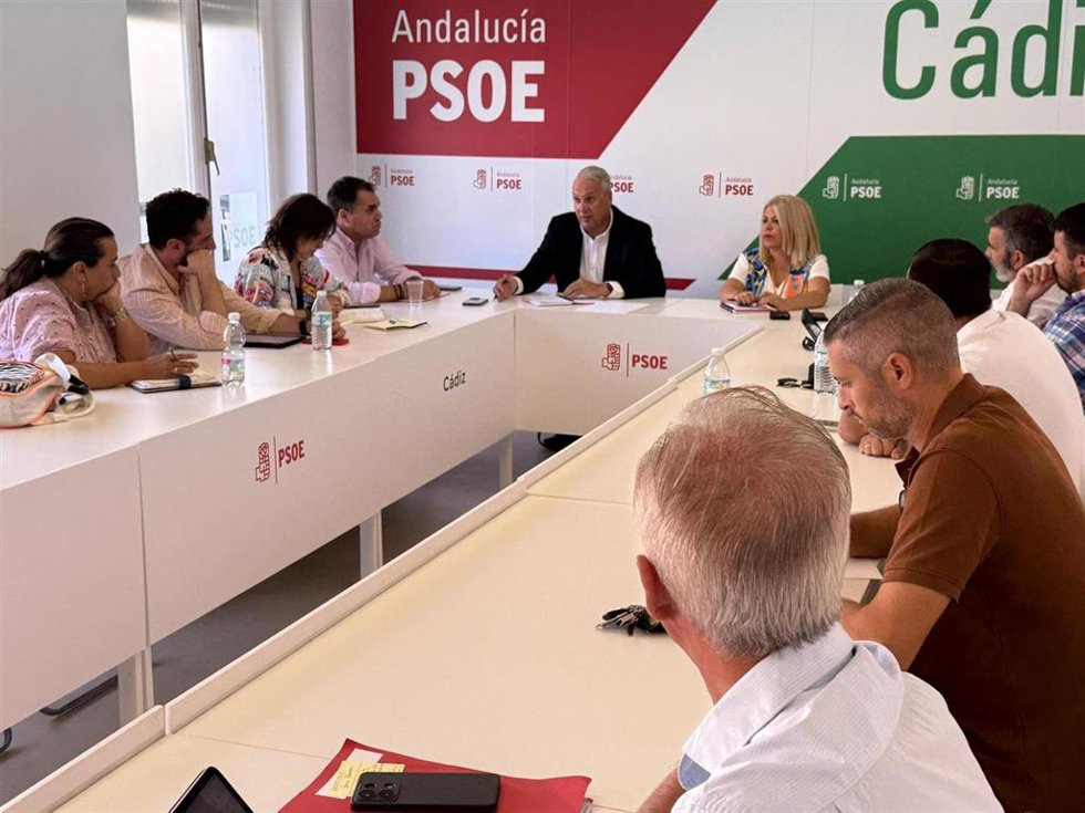 Ruiz Boix en la ejecutiva provincial del PSOE.