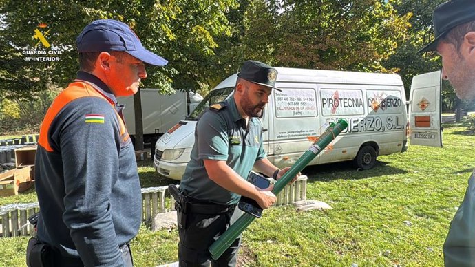 Un momento de la inspección