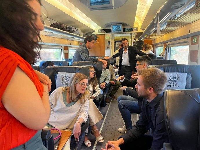 El 'Pitch Train', el tren de la inversión de Renfe y Al Andalus Innovation Venture.