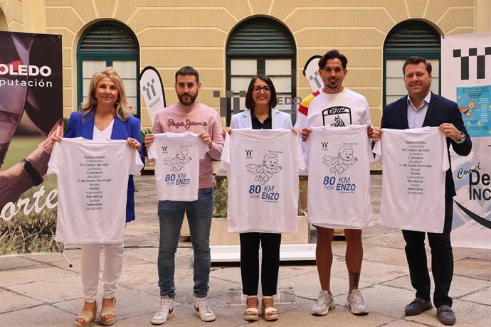 Presentación del reto solidario "80 kilómetros por Enzo".