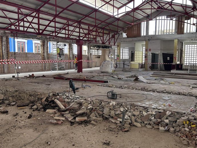 Obras de rehabilitación del Mercado Central de Elche