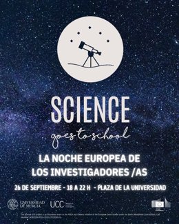 Cartel de la Noche Europea de los Investigadores