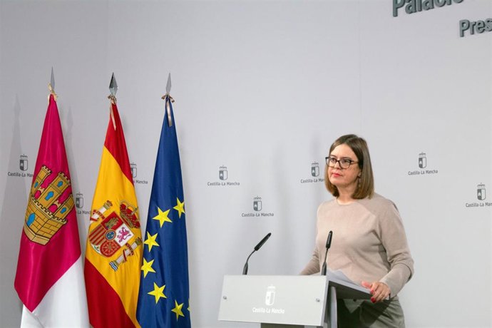 La portavoz del Gobierno de Castilla-La Mancha, Esther Padilla.