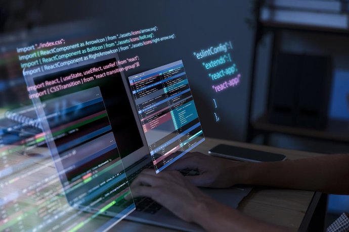 Programação de software.